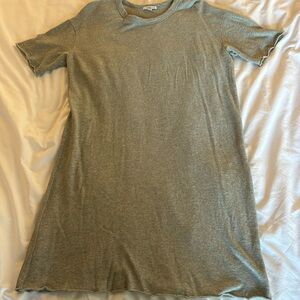 James Peres grey sweatshirt dress